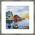 Peggys Cove Framed Print