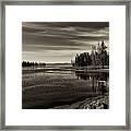 Pelican Bay Morning - Yellowstone Framed Print