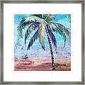 Pelican Palm Ii Framed Print