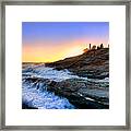 Pemaquid Point Sunset Framed Print