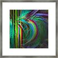 Penetrated By Life - Abstract Art Framed Print