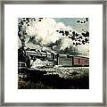 Pennsy In The Pines Framed Print