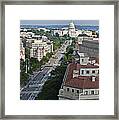 Pennsylvania Avenue - Washington Dc Framed Print