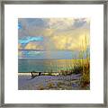 Pensacola Rainbow At Sunset Framed Print