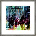 People In The Gallery Framed Print
