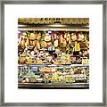 Perini Meat And Cheese In The Central Market Florence Italy Framed Print