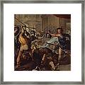Perseus Fights Phineas Framed Print