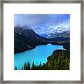 Peyto Lake Banff National Park Majestic Beauty Framed Print