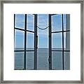 Phare Fenetre Lighthouse Window Framed Print