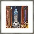 Philadelphia City Hall Framed Print