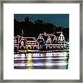 Philladelphia Boathouse Row Framed Print