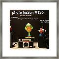 Photo Lesson Framed Print