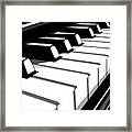 Piano Keyboard No2 Framed Print