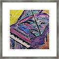 Piano Pink Framed Print