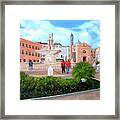 Piazza Mola Di Bari Framed Print