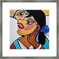 Yellow Hat Picasso Framed Print