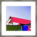 Pier Abstraction Framed Print