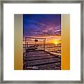 Pier Framed Print