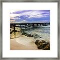 Pier Framed Print