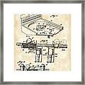 Pinball Machine Patent 1939 - Vintage Framed Print