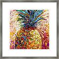 Pineapple Expression Framed Print