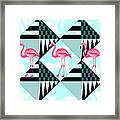 Ping Flamingo Framed Print