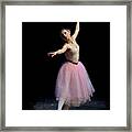 Pink Ballet Framed Print