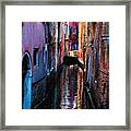 Pink Canal Framed Print