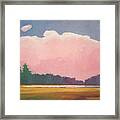 Pink Evening Framed Print