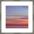 Pink Sunset Framed Print