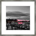 Pink Sunset Framed Print