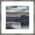 Pinks And Grays Framed Print