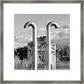Pipes On The River Framed Print