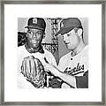 Pitcher Bob Gibson Framed Print