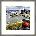 Pittsburgh From Incline Framed Print