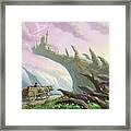 Planet Castle On Arch Framed Print