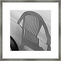 Plastic Chair Shadow 3 Framed Print