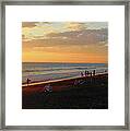 Playa Hermosa Puntarenas Costa Rica - Sunset A One Panorama Framed Print