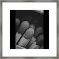 #playing With #matches #bnw Framed Print