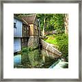 Plymouth Grist Mill Framed Print