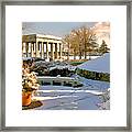 Plymouth Waterfront In January Framed Print