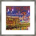 Pnc Park On A Light Up Night Framed Print