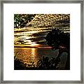 Pocasset Sunset Framed Print