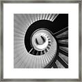 Point Loma Lighthouse Stairwell Framed Print