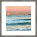 Point Loma Moonset Framed Print