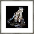 Pointe Shoes And Dog Tags1 Framed Print