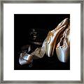 Pointe Shoes, Dog Tags,and A Badge Framed Print