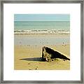 Pointed Rock At Squibby Framed Print