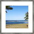 Poipu Beach Framed Print