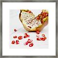Pomegranate Seeds Framed Print